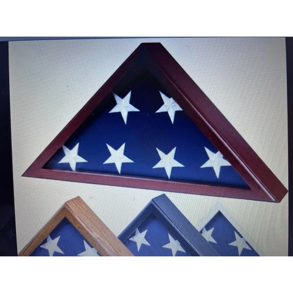 New Open Box Memorial Flag Display Case 26